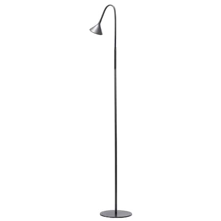 Black & Decker PureOptics LED Gooseneck LED Floor Lamp VLED1812F-GRAY-BD